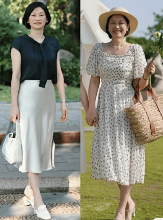 易信公众平台 老年女性夏季穿裙子时，要记住“三穿三不”的法则，这样既优雅又显瘦。